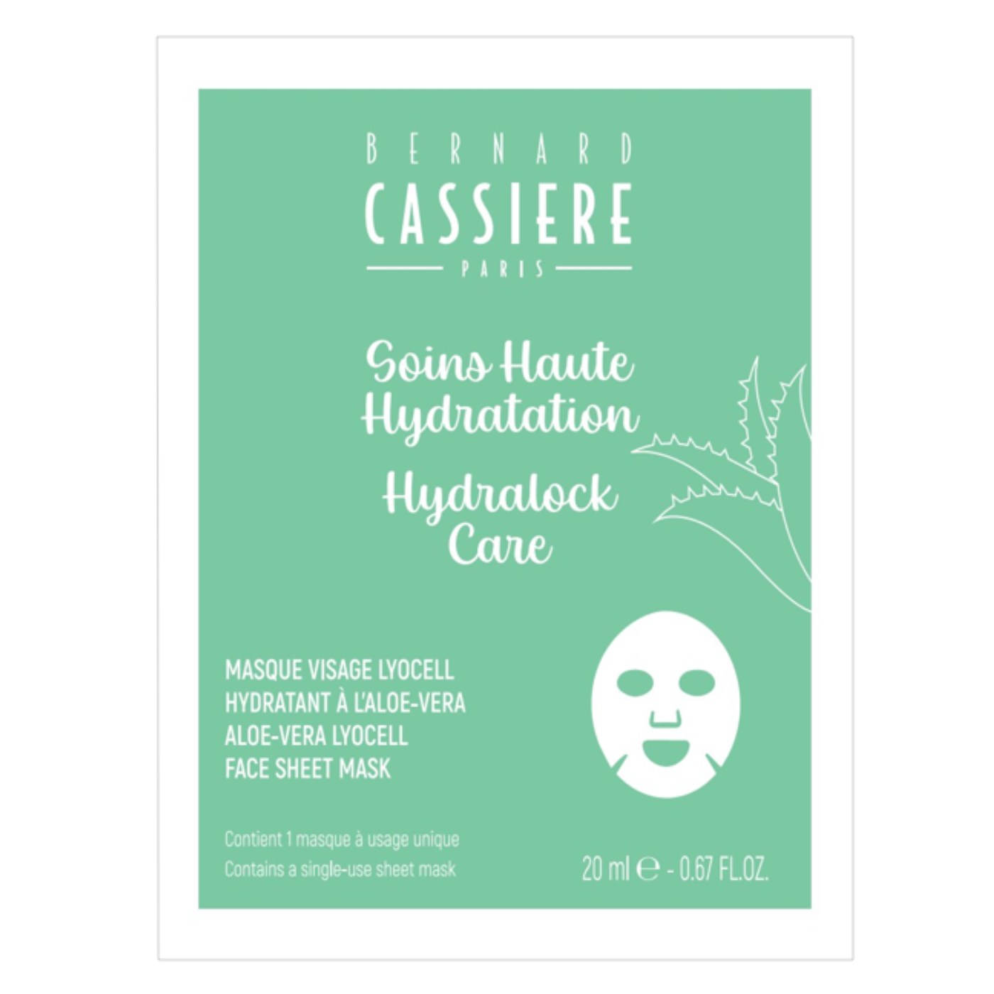 maska w płacie aloes